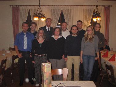 Jusos mit Lothar Binding (MdB) bei der Jubiläumsfeier